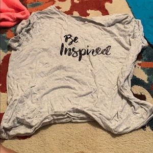 Shirt that says be inspired